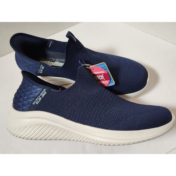 Skechers Hands Free Slip-Ins Memory Foam Women's size 11 Wide Fit Navy - Picture 7 of 11